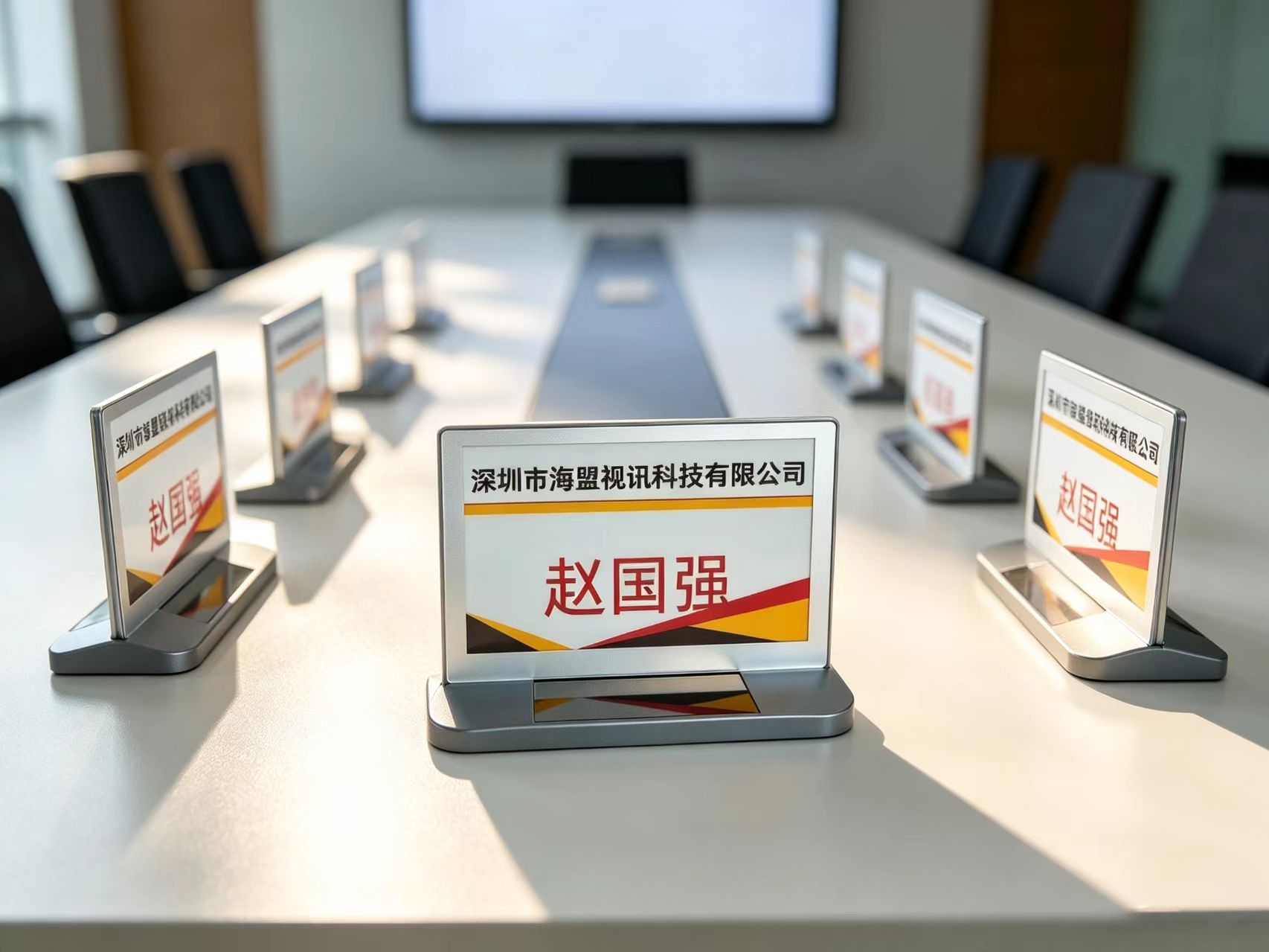 会议桌牌会议室应用
